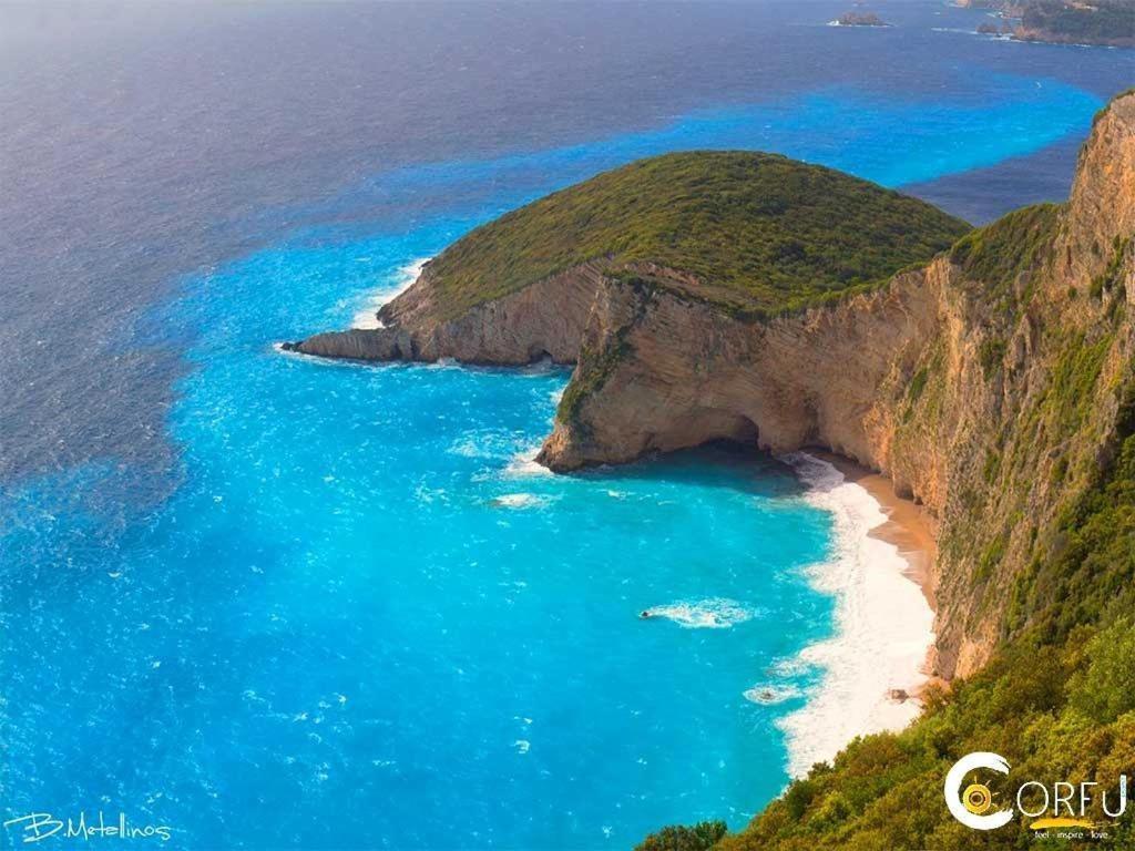 Villa Aspros - Traditionell, Ruhig Und Strandnah Liapades Dış mekan fotoğraf